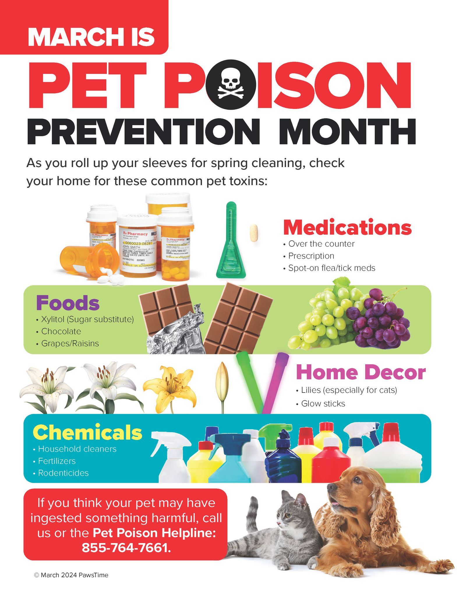 MARCH IS PET POISON PREVENTION MONTH